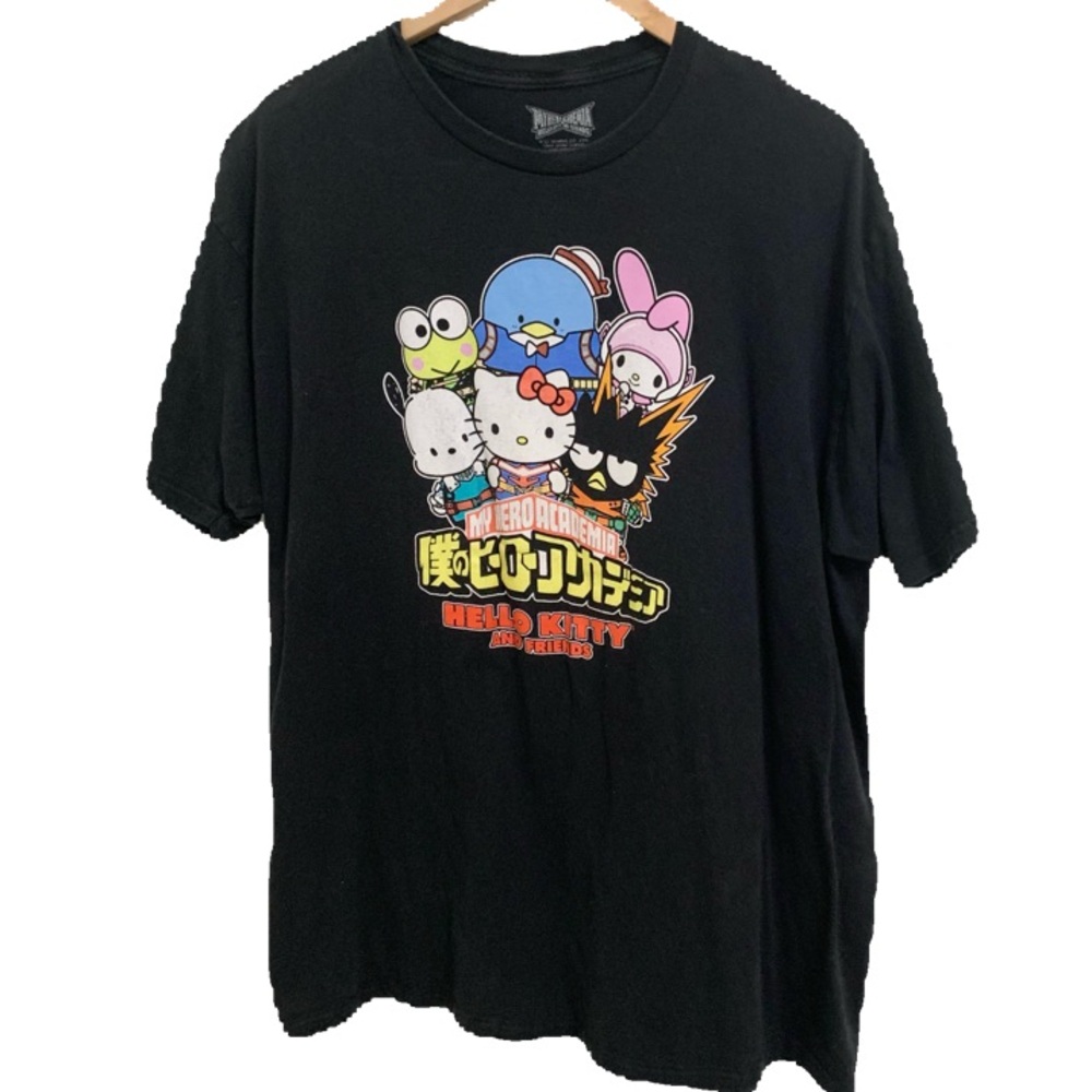 Hello Kitty My Hero Academia Line Collab Tee MENS T-Shirt 2XL